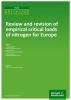 Review and revision of empirical critical loads of nitrogen for Europe